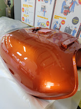 バイクタンク塗装